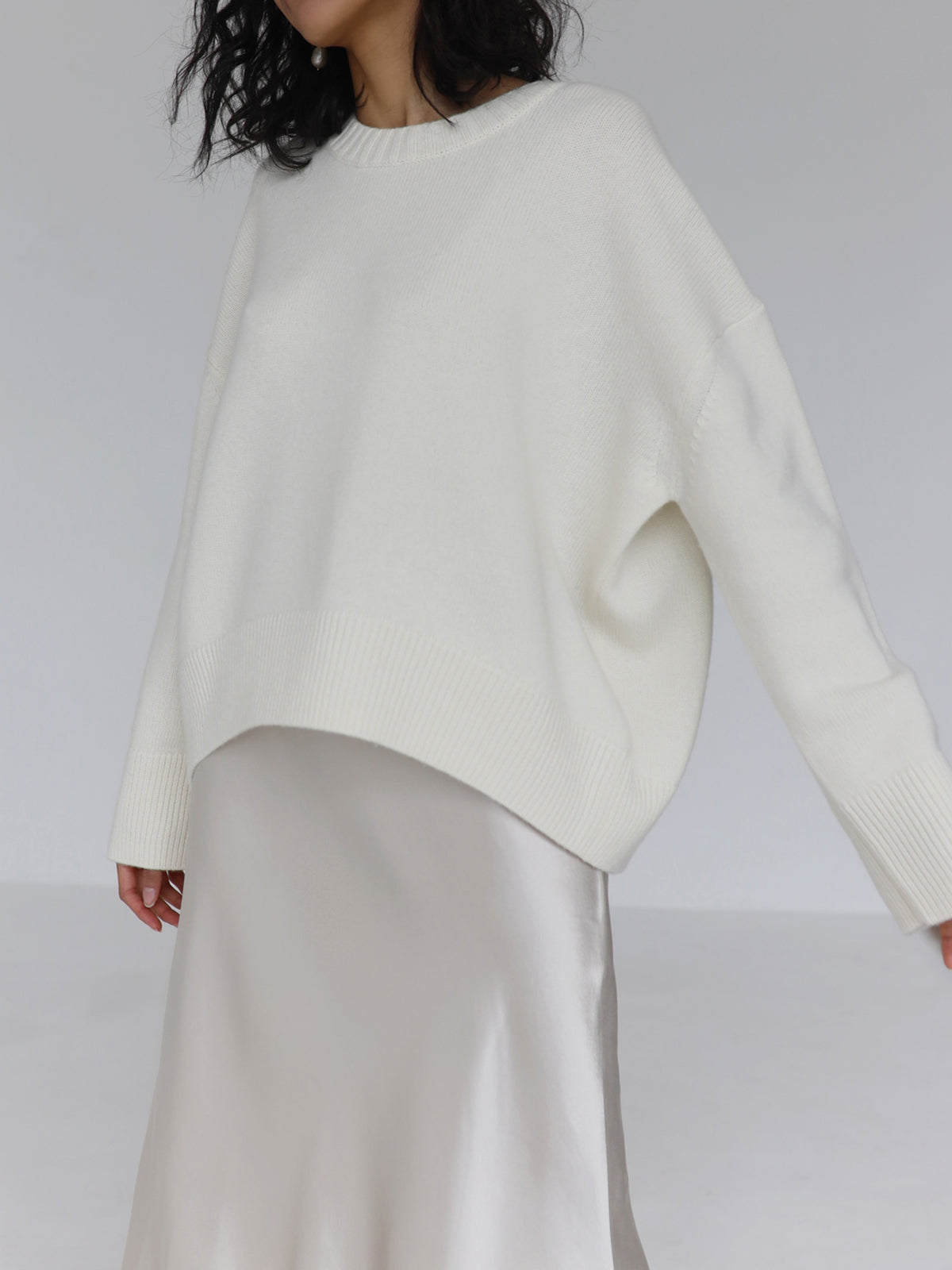 Amara – Oversized Pullover „Cukrowa Wata“