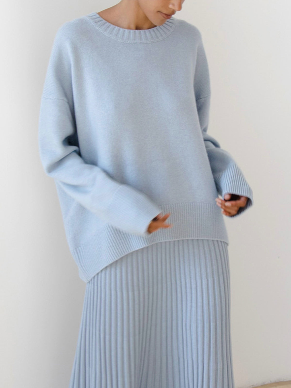 Amara – Oversized Pullover „Cukrowa Wata“