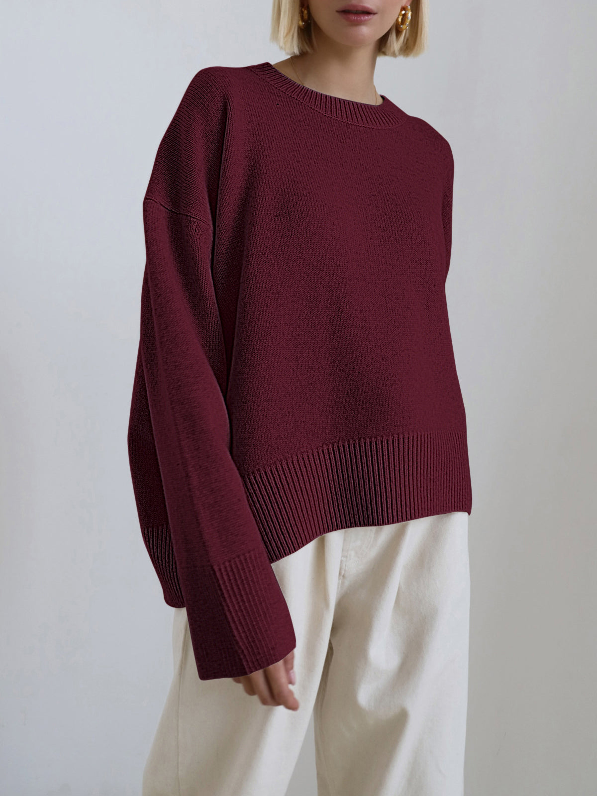 Amara – Oversized Pullover „Cukrowa Wata“