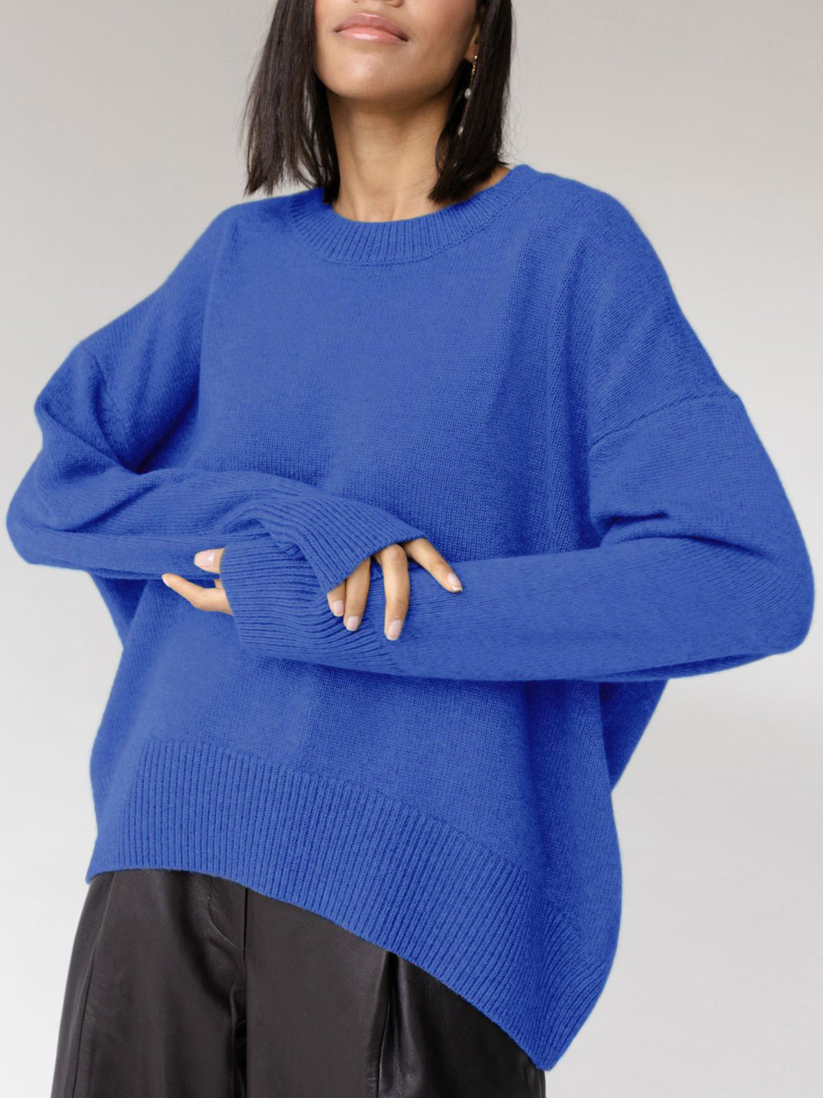 Amara – Oversized Pullover „Cukrowa Wata“