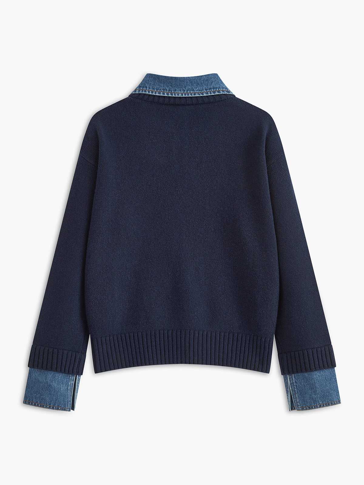 Nellie – 2-w-1 Sweter z Rewersowym Panelem