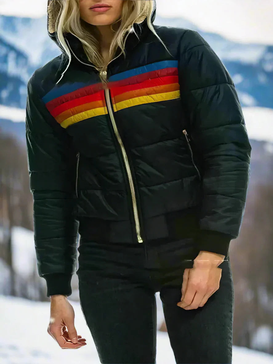 Hesterr – Damski zimowy płaszcz z wełny