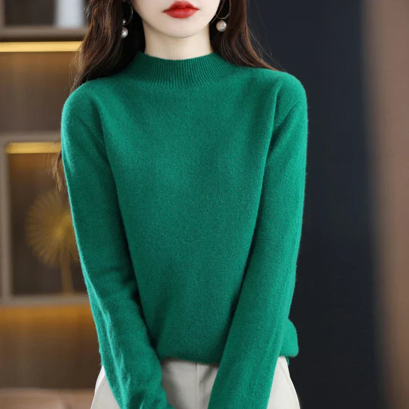 Carlotta – Stylowy Pullover z Wzorem Warkocza