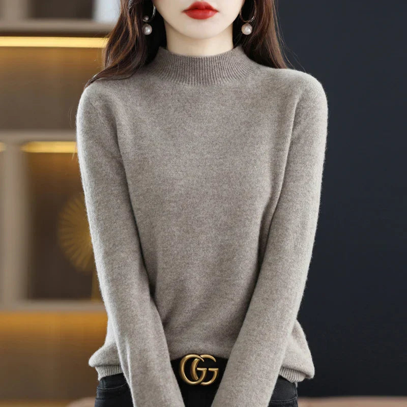Carlotta – Stylowy Pullover z Wzorem Warkocza