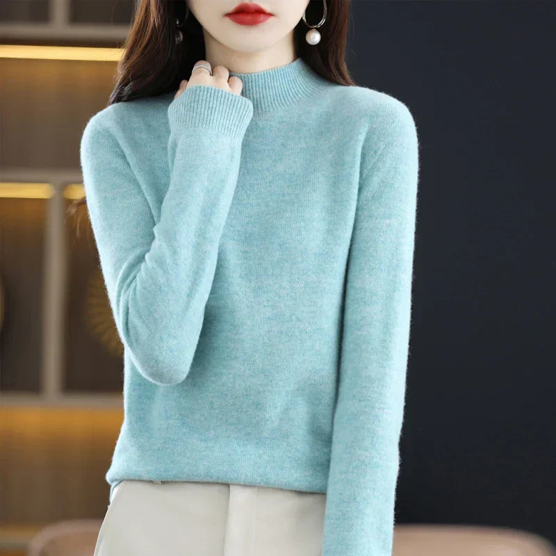 Carlotta – Stylowy Pullover z Wzorem Warkocza