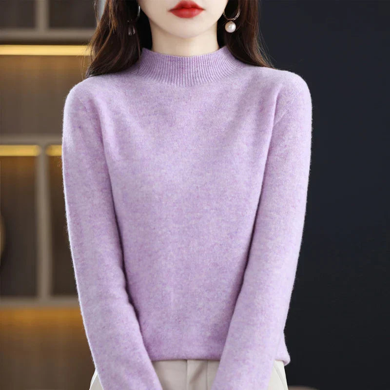 Carlotta – Stylowy Pullover z Wzorem Warkocza