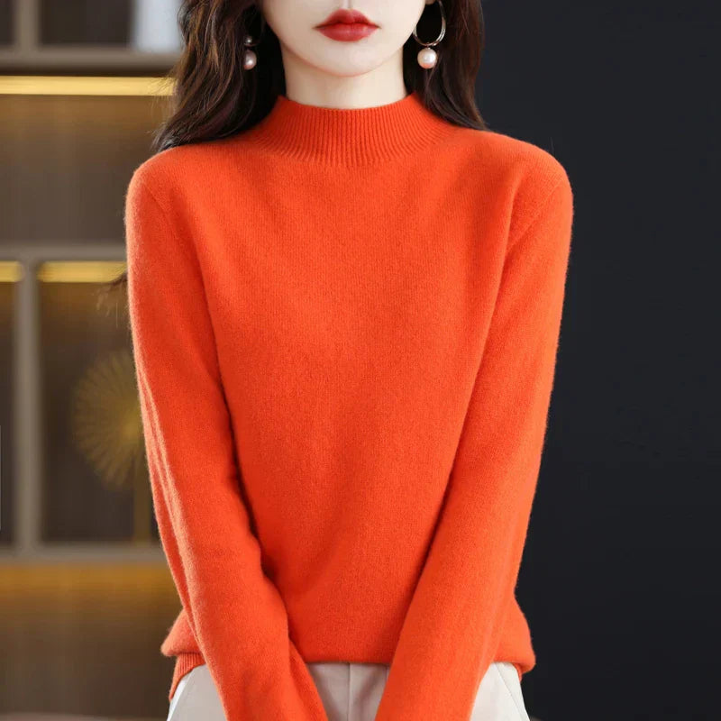 Carlotta – Stylowy Pullover z Wzorem Warkocza