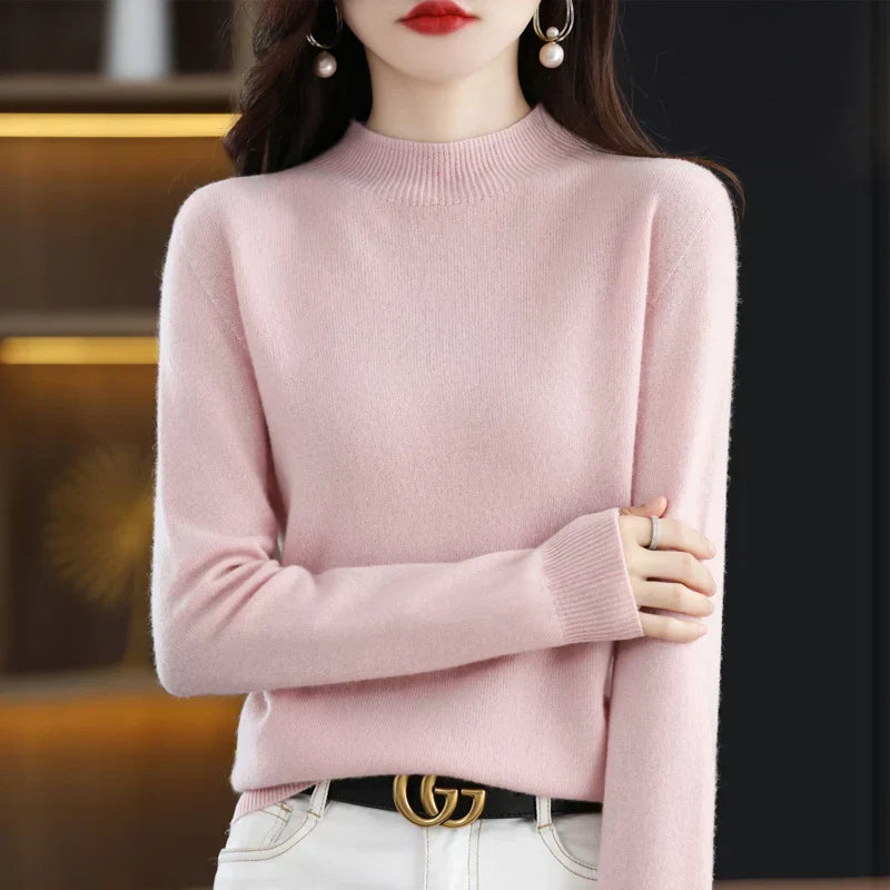 Carlotta – Stylowy Pullover z Wzorem Warkocza