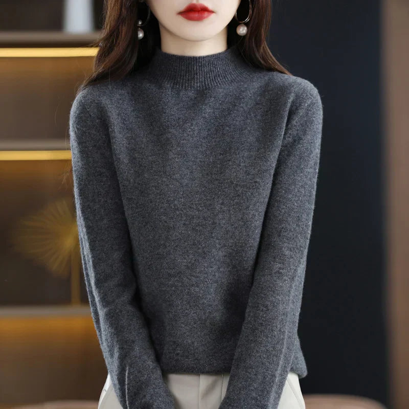 Carlotta – Stylowy Pullover z Wzorem Warkocza