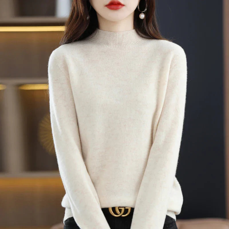 Carlotta – Stylowy Pullover z Wzorem Warkocza