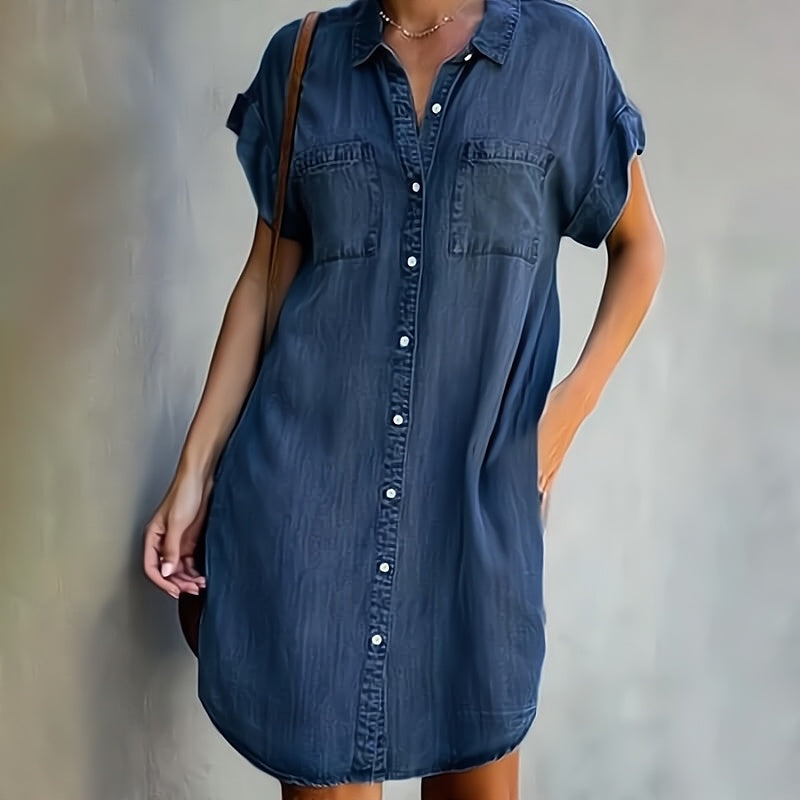 Daphné – Sukienka z Dżinsu Elegancka