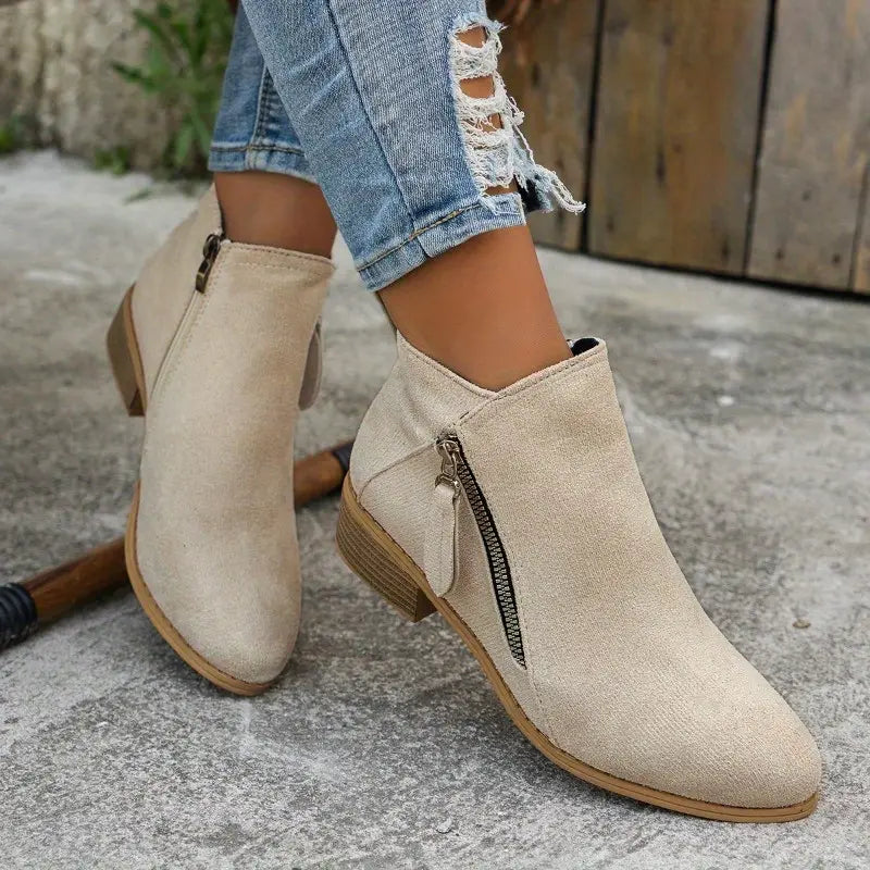 Klara – Buty z zamkiem błyskawicznym
