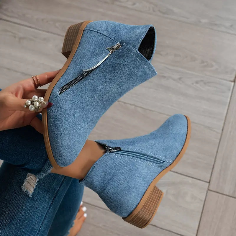 Klara – Buty z zamkiem błyskawicznym
