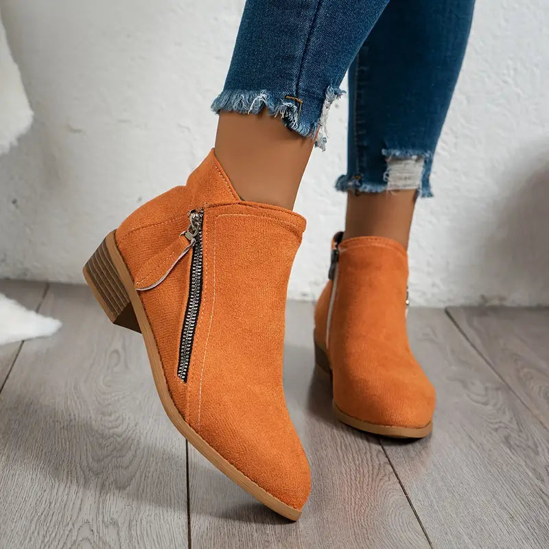 Klara – Buty z zamkiem błyskawicznym