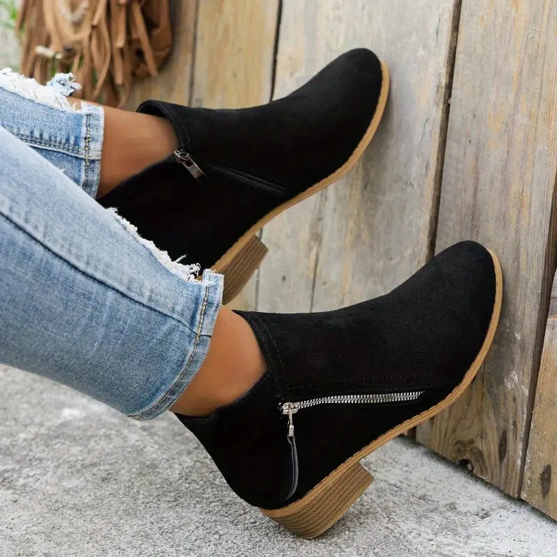 Klara – Buty z zamkiem błyskawicznym