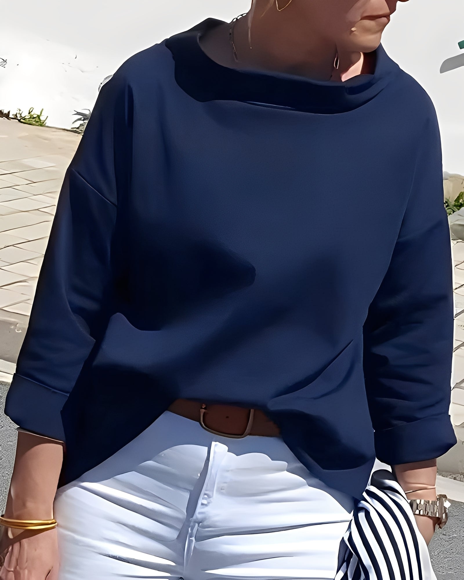 Bernadine - Modny, lekki sweter damski
