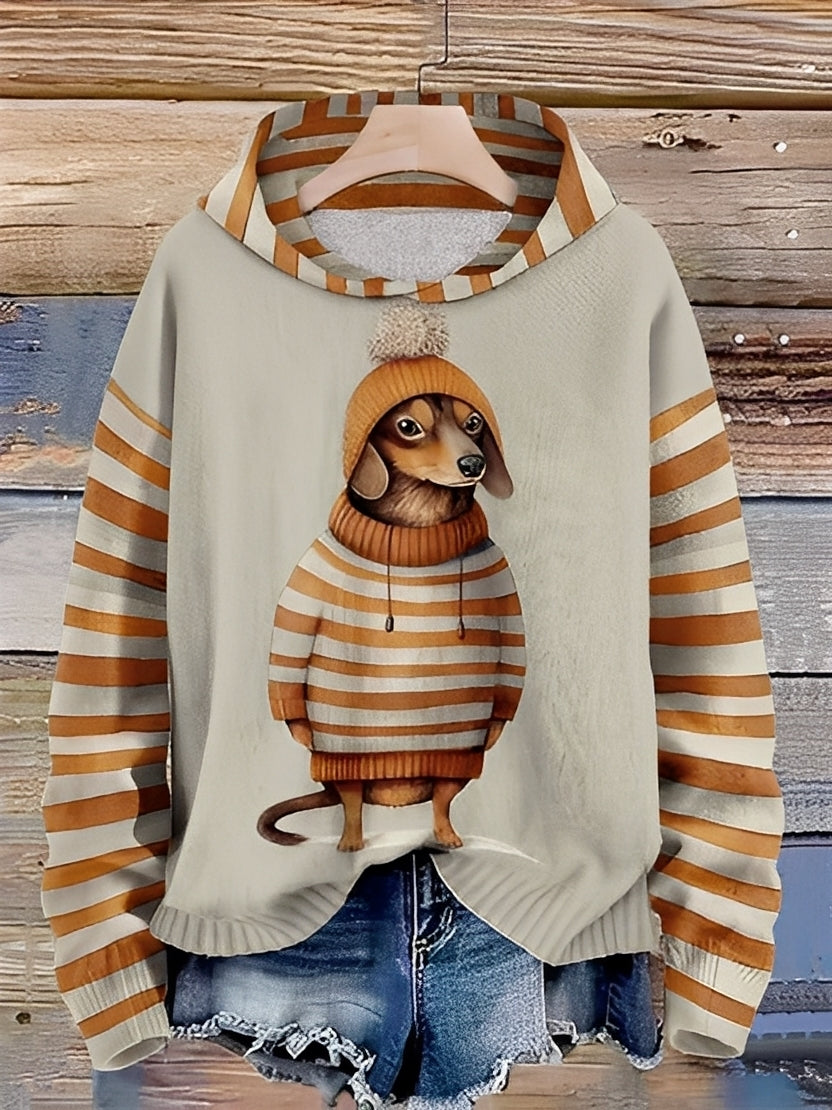 Geffrey - Komfortowa bluza z nadrukiem dla mężczyzn