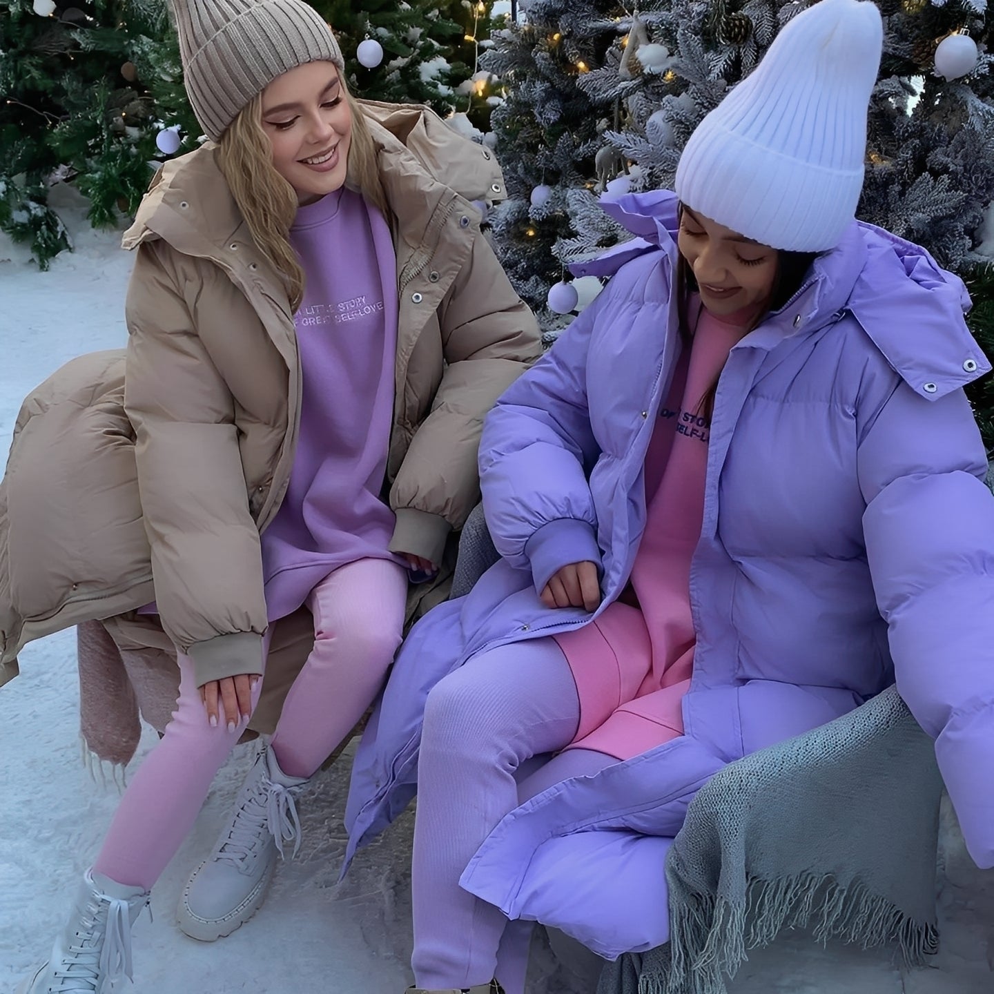 Jacquelyn - Elegancki długi płaszcz z kapturem dla kobiet