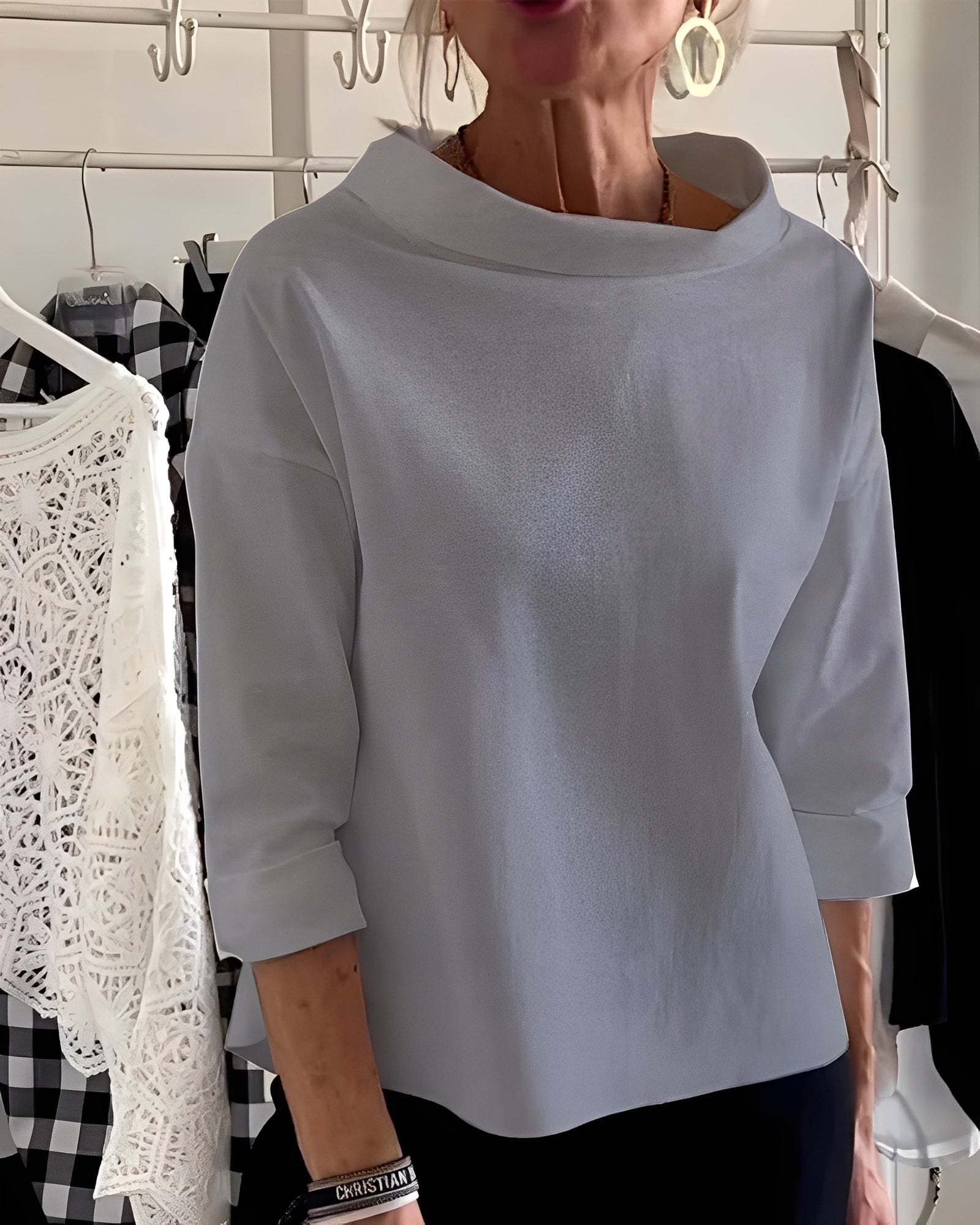 Bernadine - Modny, lekki sweter damski